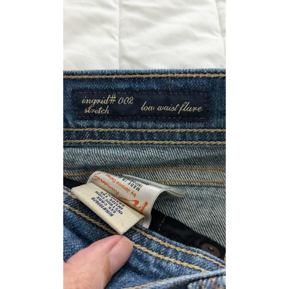 Citizens of Humanity Ingrid Stretch #002 Low Waist Flare Jeans Y2K - Picture 6 of 10